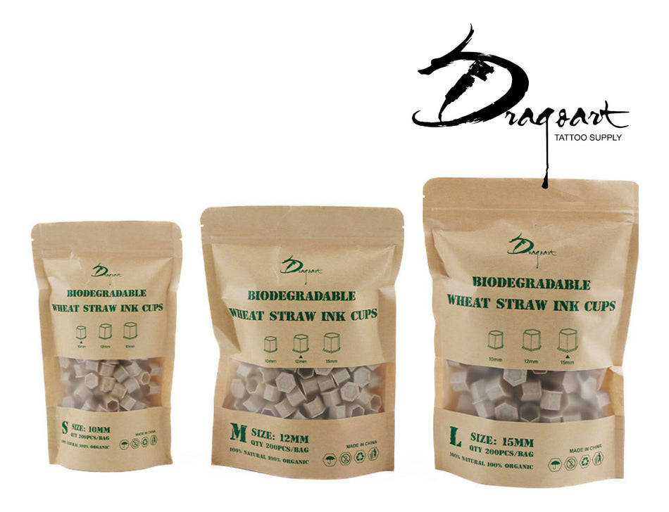 Biologiskt Nedbrytbara Ink Cups av Vetestrå – 200 st