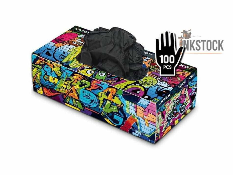 Graffiti Gloves Nitrile Gloves  Box of 100