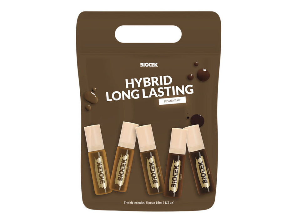 Biotek Hybrid Long Lasting Brows Set – 5 × 15 ml / 0,5 oz