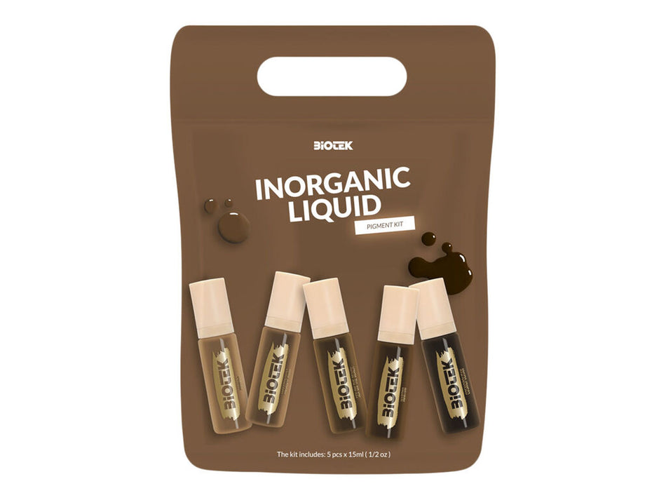 Biotek Inorganic Liquid Brows Set – 5 × 15 ml / 0,5 oz