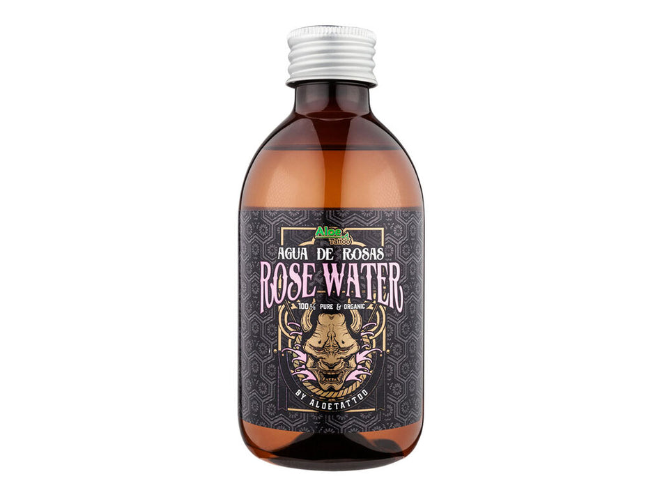 AloeTattoo – Rosenvatten (250 ml / 8,5 oz)