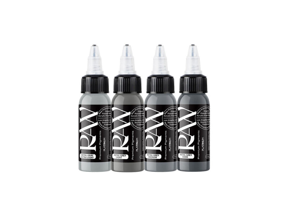 Raw Pigments EU Greywash Set - 4 x 30 ml / 1 oz