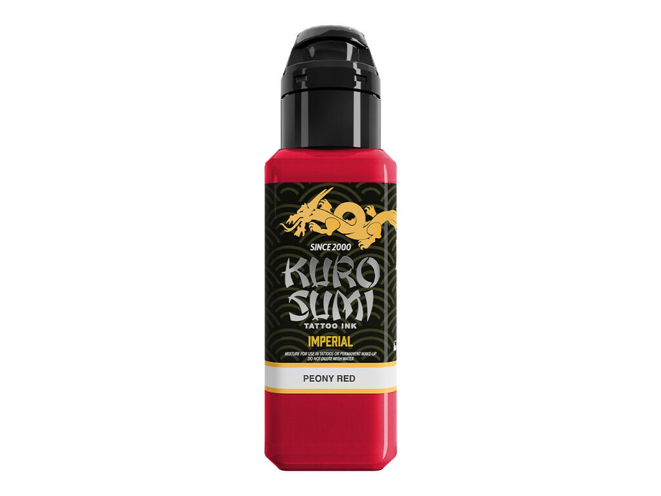Kuro Sumi Imperial – Peony Red