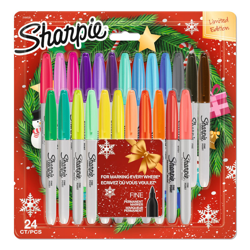 Sharpie Julspecial – fiberpennor i utvalda färger