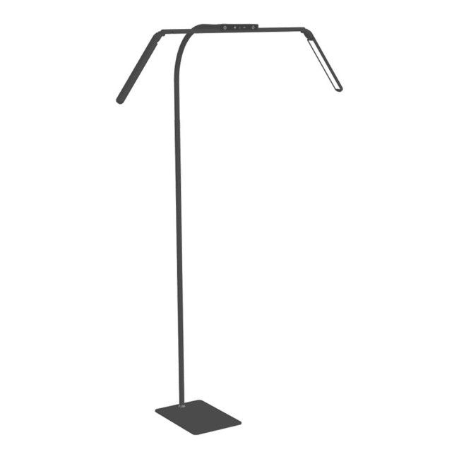 Light4Vision - Tri-Lux Pro - Floor / Desk Lamp - Black TriLux Pro Lamp – Professionell LED-lampa för tatuering & PMU