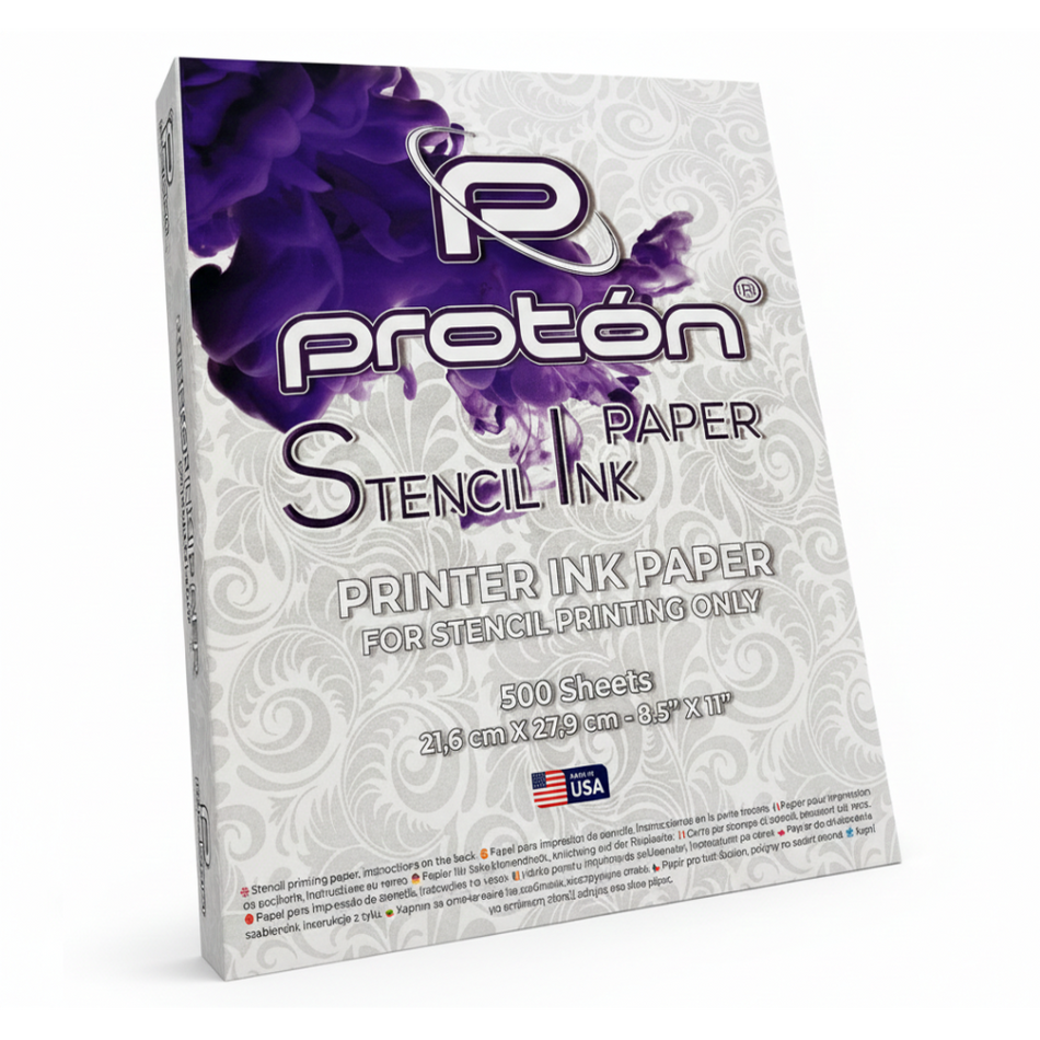 Proton Stencil Ink Paper – Stencil Printer Paper – 500 Sheets